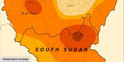 Bản đồ của Sudan khí hậu